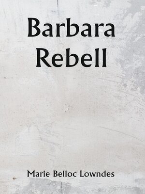 cover image of Barbara Rebell